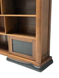 1920s Art Deco Open Bookcase by Paul Bromberg for H. Pander